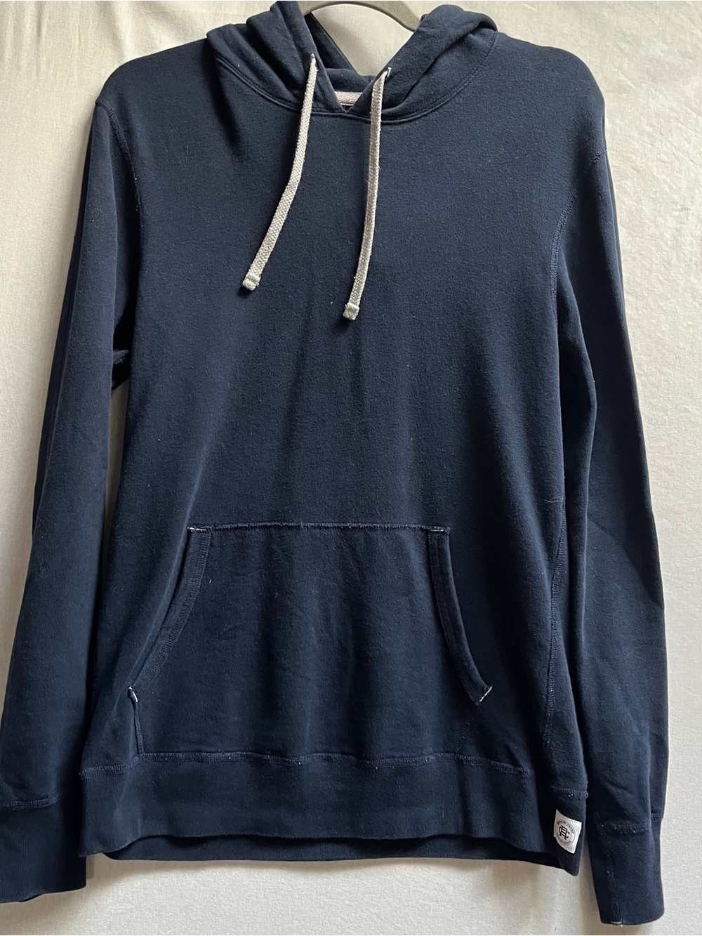 Reigning Champ Navy Blue Pullover Hoodie Sweatshirt Size S